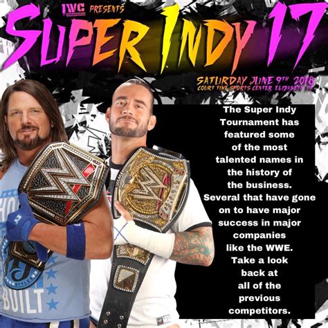 Iwc Wrestling On Twitter Take A Look At Some Of The Past Super Indy