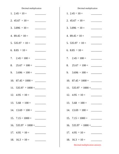 Year 7 Algebra Fractionsdecimal Worksheets Teaching Resources