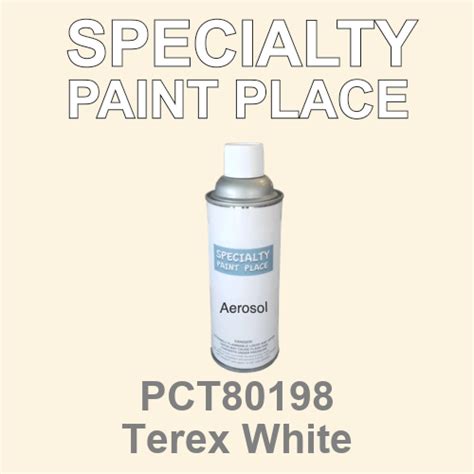 Pct80198 Terex White Ppg Touch Up Paint 16oz Aerosol Can