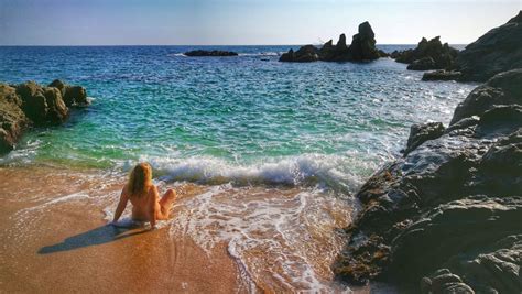 Playa Nudista Sa Boadella LLoret De Mar Costa Brava Senderismo Nudista Naked Hiking