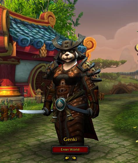 Master Of World Of Warcraft Transmogrification Samurai Monk