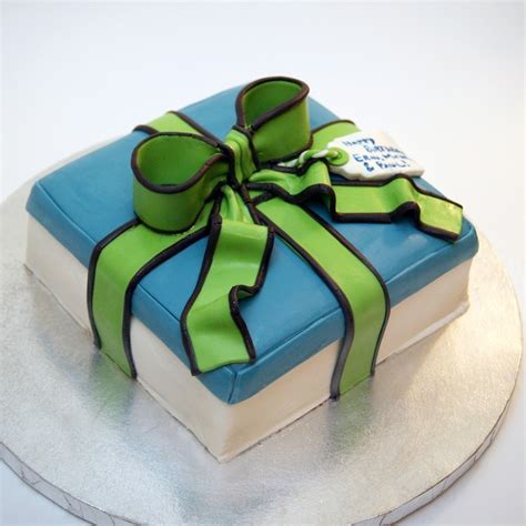 T Box Birthday Cake