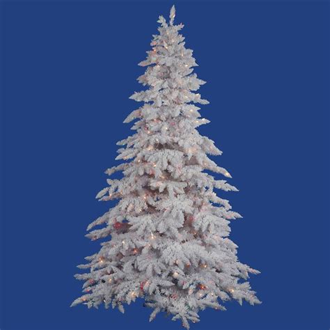 Have To Have It Vickerman 45 Ft Flocked White Pre Lit Led Christmas