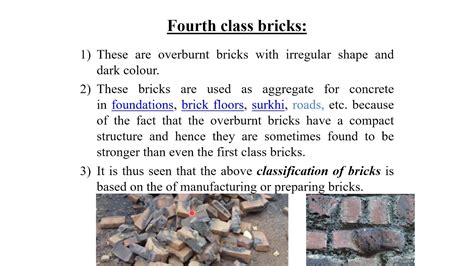 Classifications Of Bricks Youtube