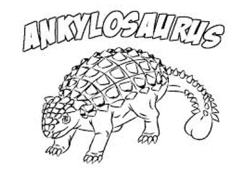 Ankylosaurus Coloring Page At GetColorings Com Free Printable