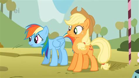 Rainbow Dash And Applejack My Little Pony Friendship Is Magic Image