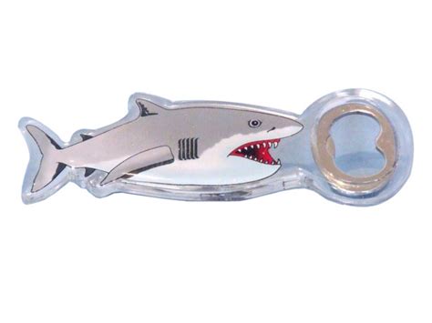 Buy Shark Magnet Bottle Opener 5in Nautical Decor