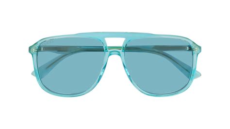 gucci™ gg0262s 003 58 light blue sunglasses
