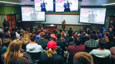 Lauren Southern Speech At Cal Poly Draws Protesters Supporters San