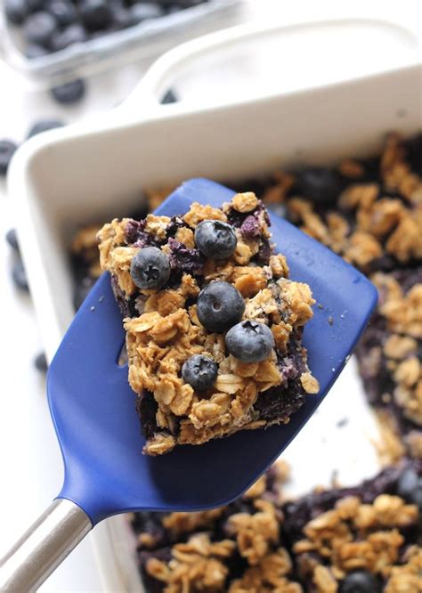 Now mix together the oats and the melted butter. Blueberry Oatmeal Snack Bars | Recipe | Snacks, Blueberry ...