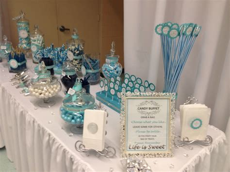 Candy table candy bar sweets candy buffet quinceañera | Candy buffet