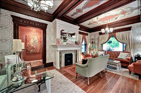 Travel to japan and india influenced exotic design elements in the home. Victorian style - luxurious and opulent decorations ...