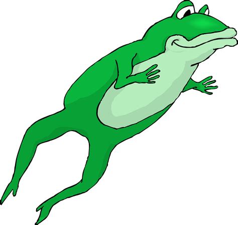Clip Art Frog Jumping