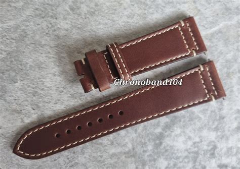 Genuine Oem Breitling Mm Brown Drakkar Calf Leather Watch Strap