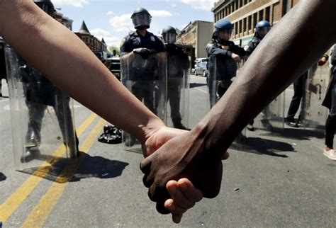 blacks are four times as likely as whites to say police violence is a major problem the