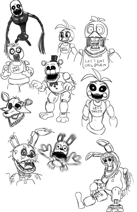 Five Nights At Candy S Coloring Pages