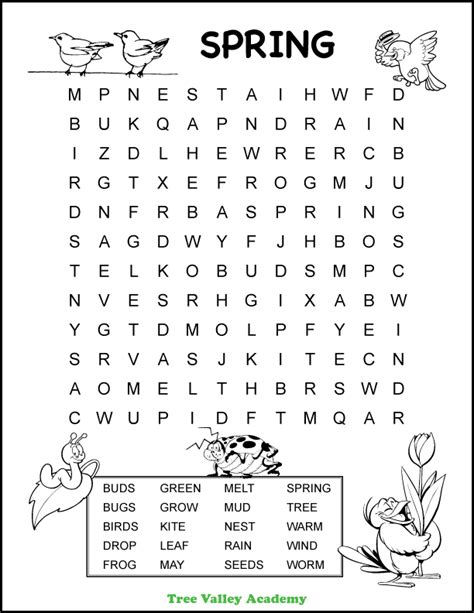 Free Printable 1st Grade Word Search Printable Blog