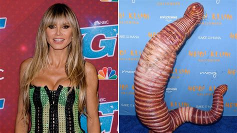 Heidi Klum Reveals How Long It Took To Plan Outrageous Worm Costume Iheart