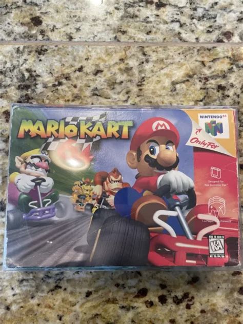 Mario Kart Nintendo N Cart Video Game Complete Cib Manual Box