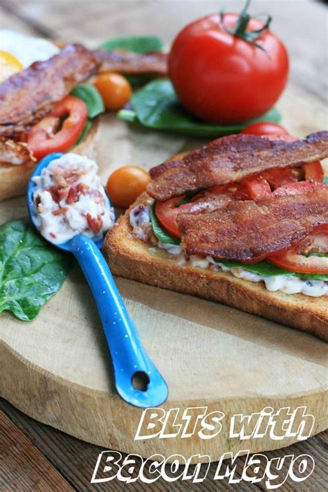 Blts With Bacon Mayonnaise