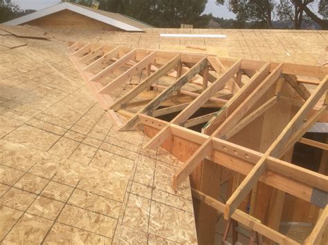 A blog about roof framing geometry. | Roof framing, Roof extension, Flat roof extension
