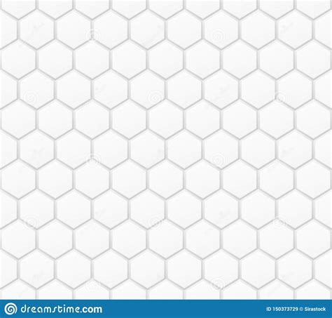 Volume Realistic Texture Gray 3d Hexagon Shape Geometric Pattern Stock