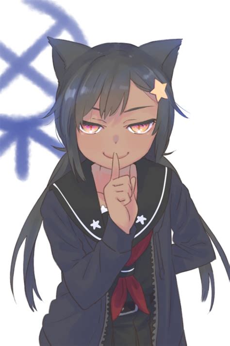 Catgirl Bot On Twitter Cat Girl Anime Cat Girls Black Anime Characters