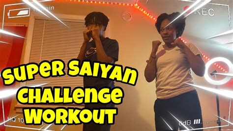 30 Day Super Saiyan Challenge Workoutmom And Son Workout Youtube