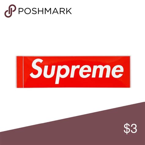 Supreme Box Logo Phone Stickers Dorla Clanton