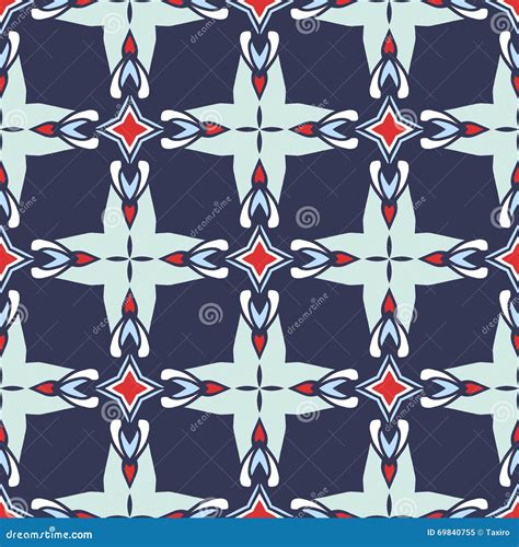 Christian Geometric Pattern Seamless Stock Vector Illustration Of