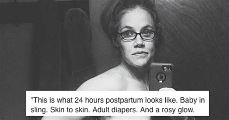 Moms Breastfeeding Selfie Shows What Womens Bodies Really Look Like