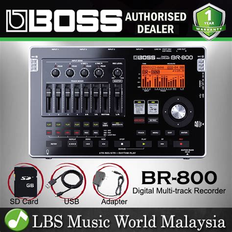 Discontinued Boss Br 800 Digital Multi Track Portable Audio Interface