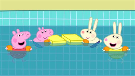 Peppa Pig En La Piscina Rtvees