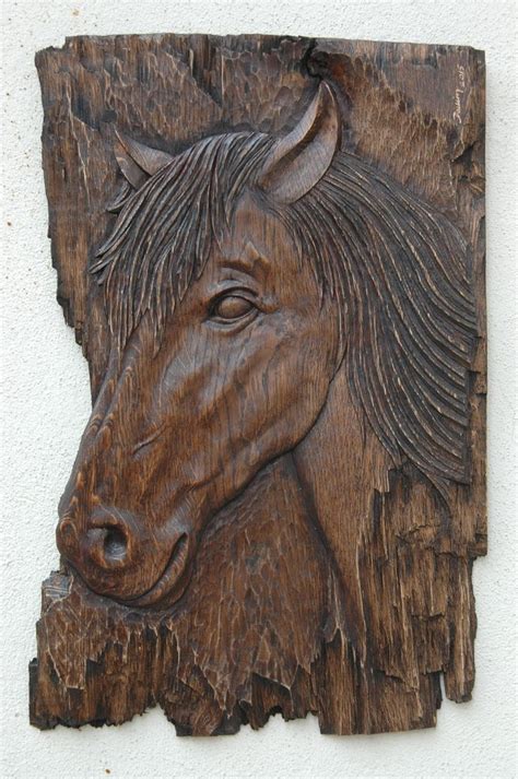Relief Horse Wood Sculpture Wood Carving Designs Wood Art