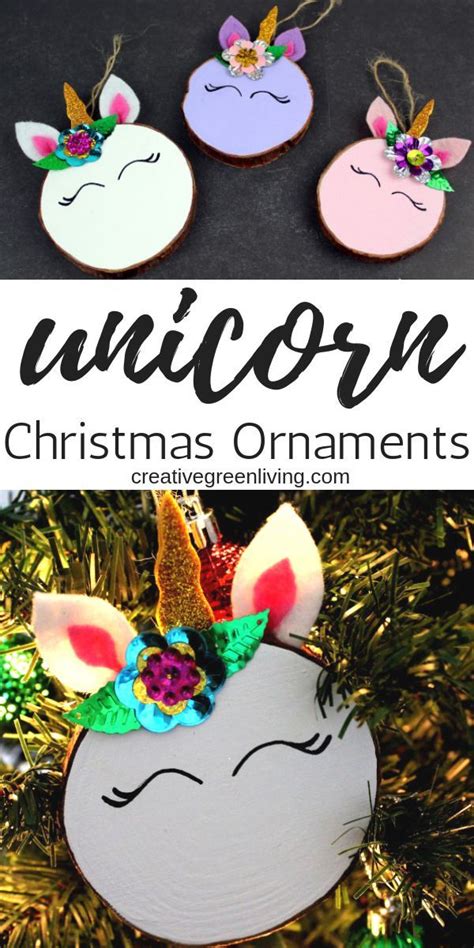 How To Make A Unicorn Christmas Ornament Christmas Crafts To Sell