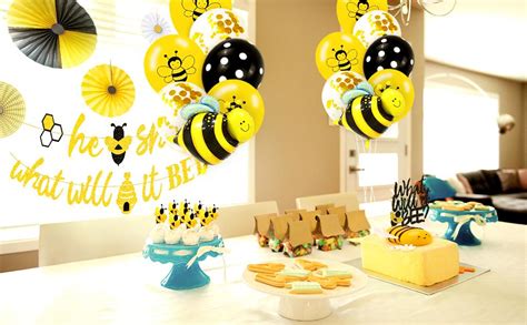 Naiwoxi What Will It Bee Gender Reveal Party Supplies