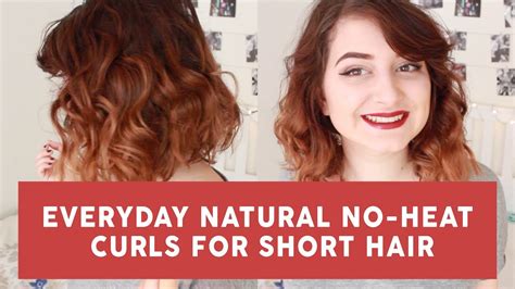20 Different Ways To Curl Short Hair Without Heat