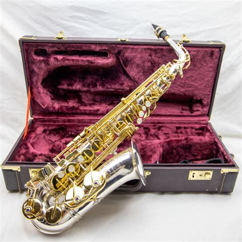 Jupiter Silver Jas 869 Alto Saxophone Used H01535 Symphony Duck Music