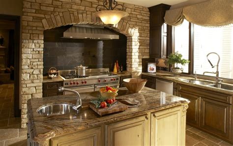 10 Amazing Stone Kitchen Designs For Rustic Look