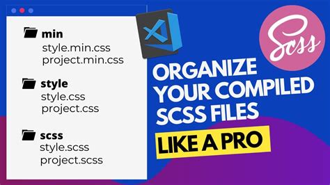 SCSS Compiler Guide For Visual Studio Code How To Compile SCSS CSS Minified Files Via