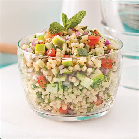 Recettes similaires à salade de couscous israélien. Salade de couscous israélien, pomme et menthe | Recette en ...