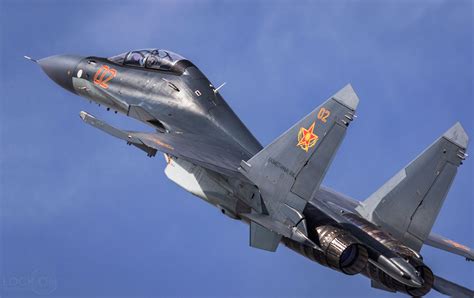 Kazakh Air Force Sukhoi Su 30sm Flanker Air Force Russian Fighter