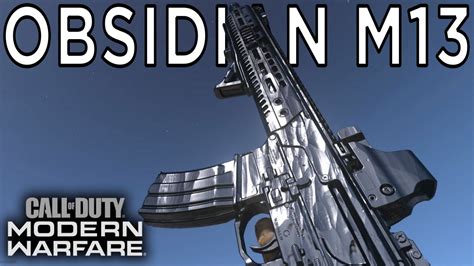 M13 Obsidian Camo Gameplay Call Of Duty Modern Warfare Ps5 Youtube
