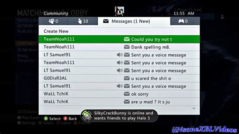 Funny Xbox Live Messages Hilarious By Iinsane Rebel Youtube