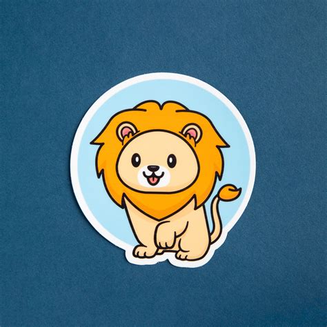Lion Sticker | SendAFriend