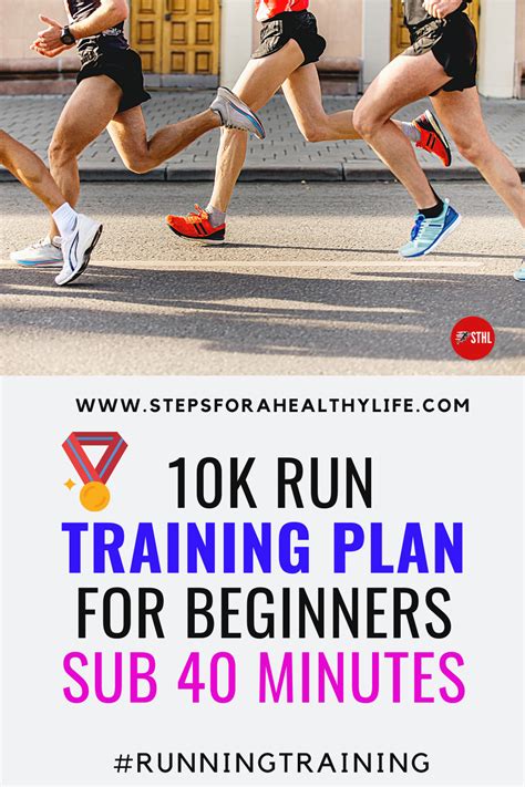 10k Run Training Plan For Beginners Sub 40 Minutes In 2021 Training
