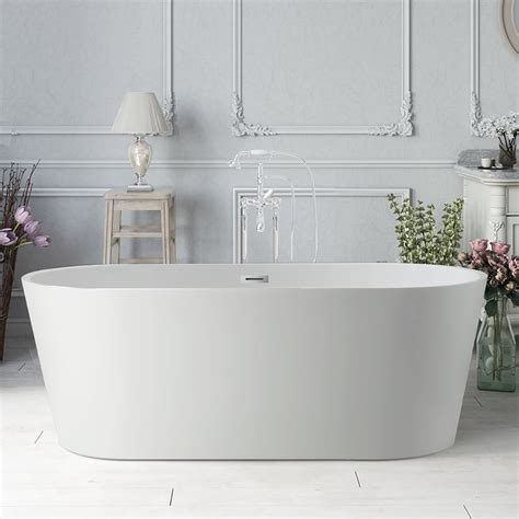 Buy Vanity Art 59 X 30 Acrylic Freestanding Bathtub Modern Stand