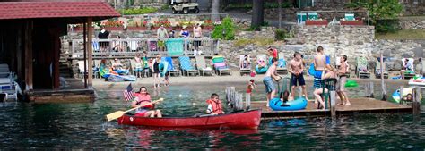 Lake George Sailing Waterfront Activities Canoe Island Lodge