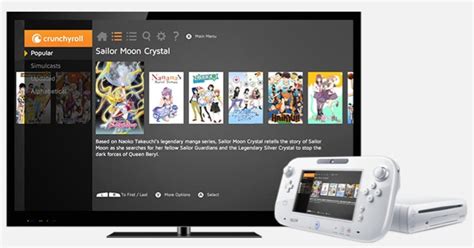 Crunchyroll Arrives On Wii U As A Free App In North America Nintendo Life
