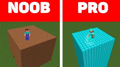 Minecraft Noob Vs Pro Animation Youtube